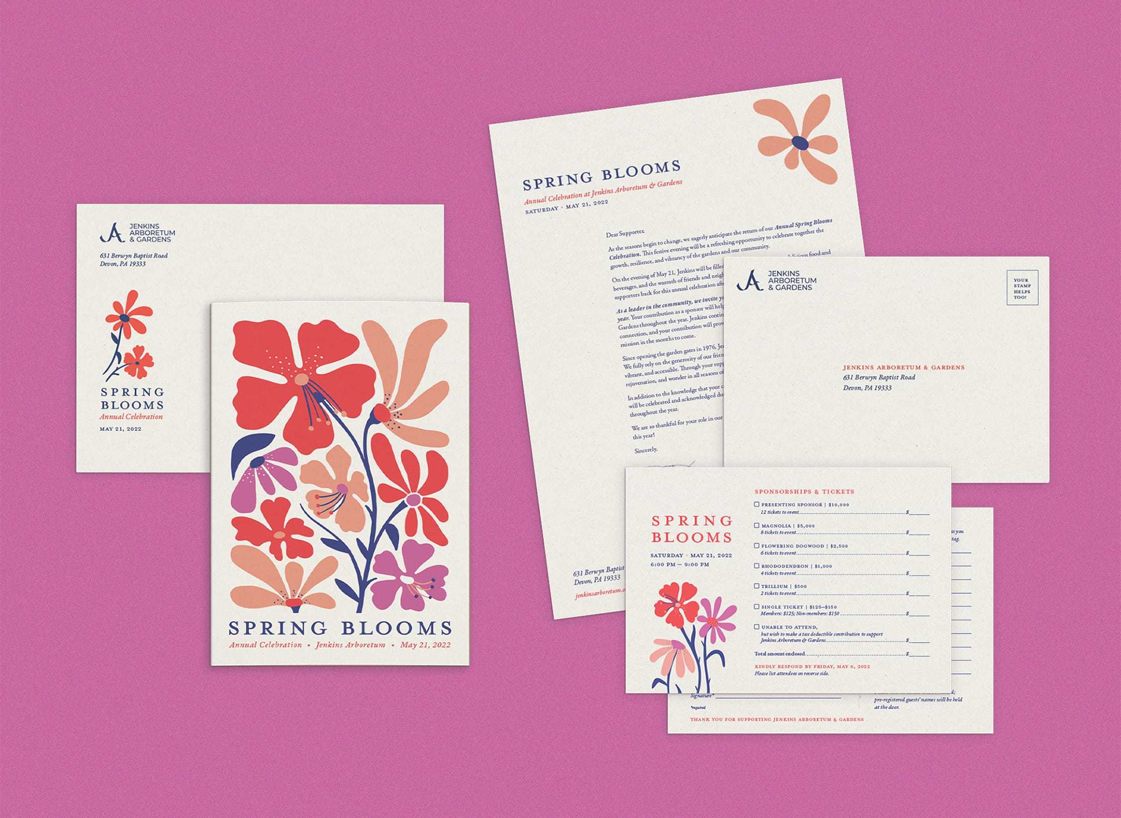 Untuck jenkins spring blooms 2022 invite package