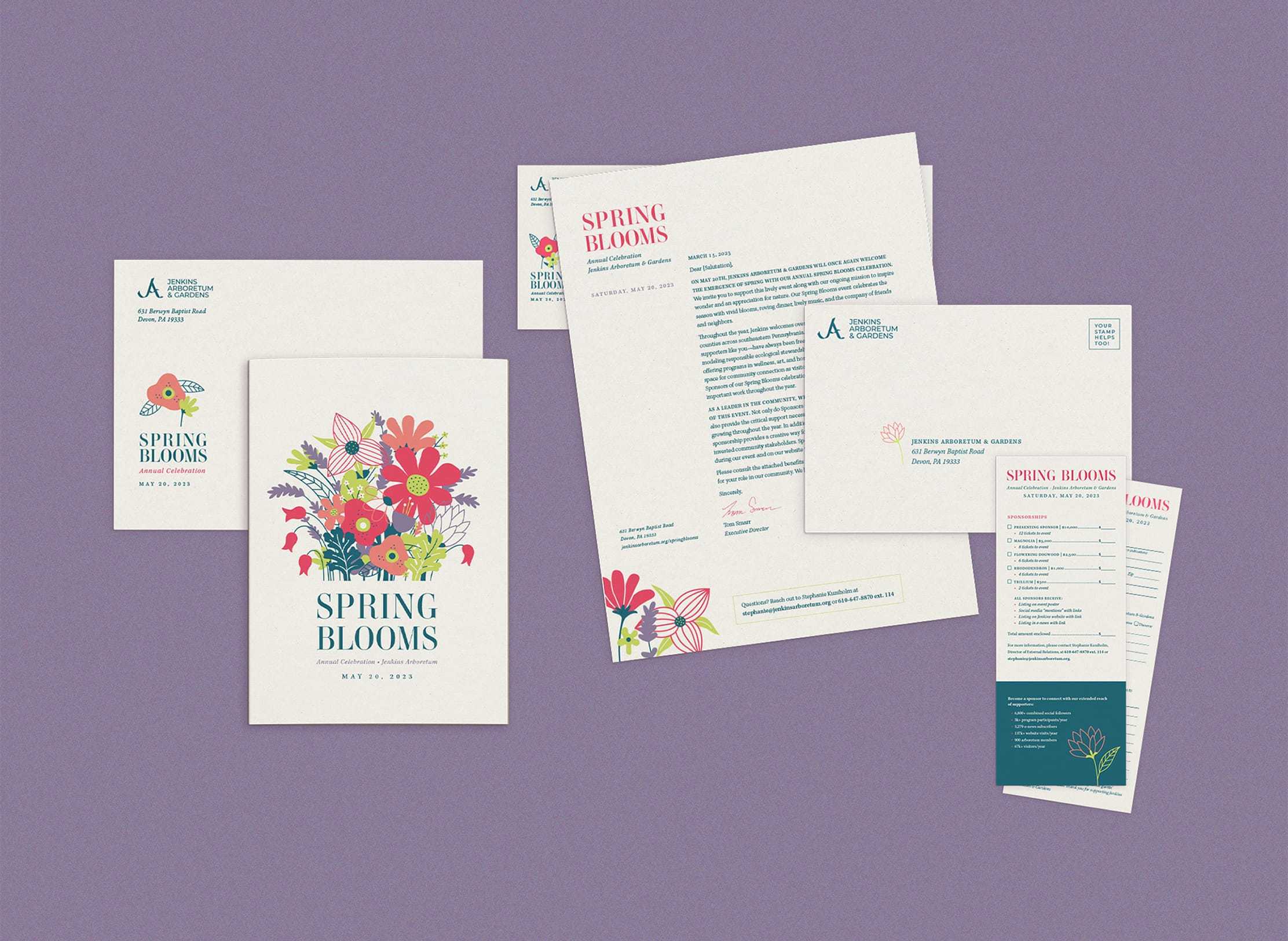 Untuck jenkins spring blooms 2023 invite package