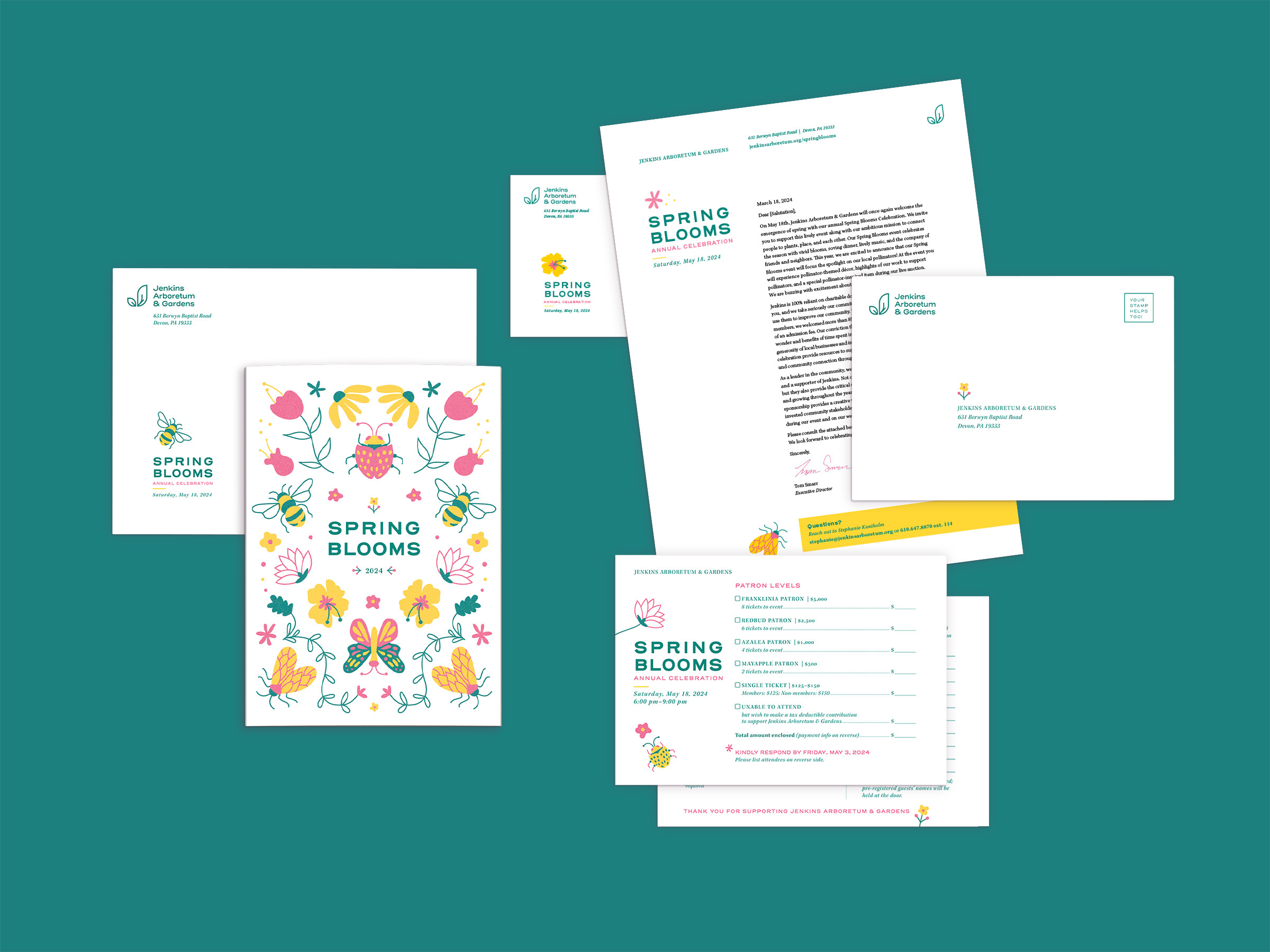 Untuck jenkins spring blooms 2024 invite package