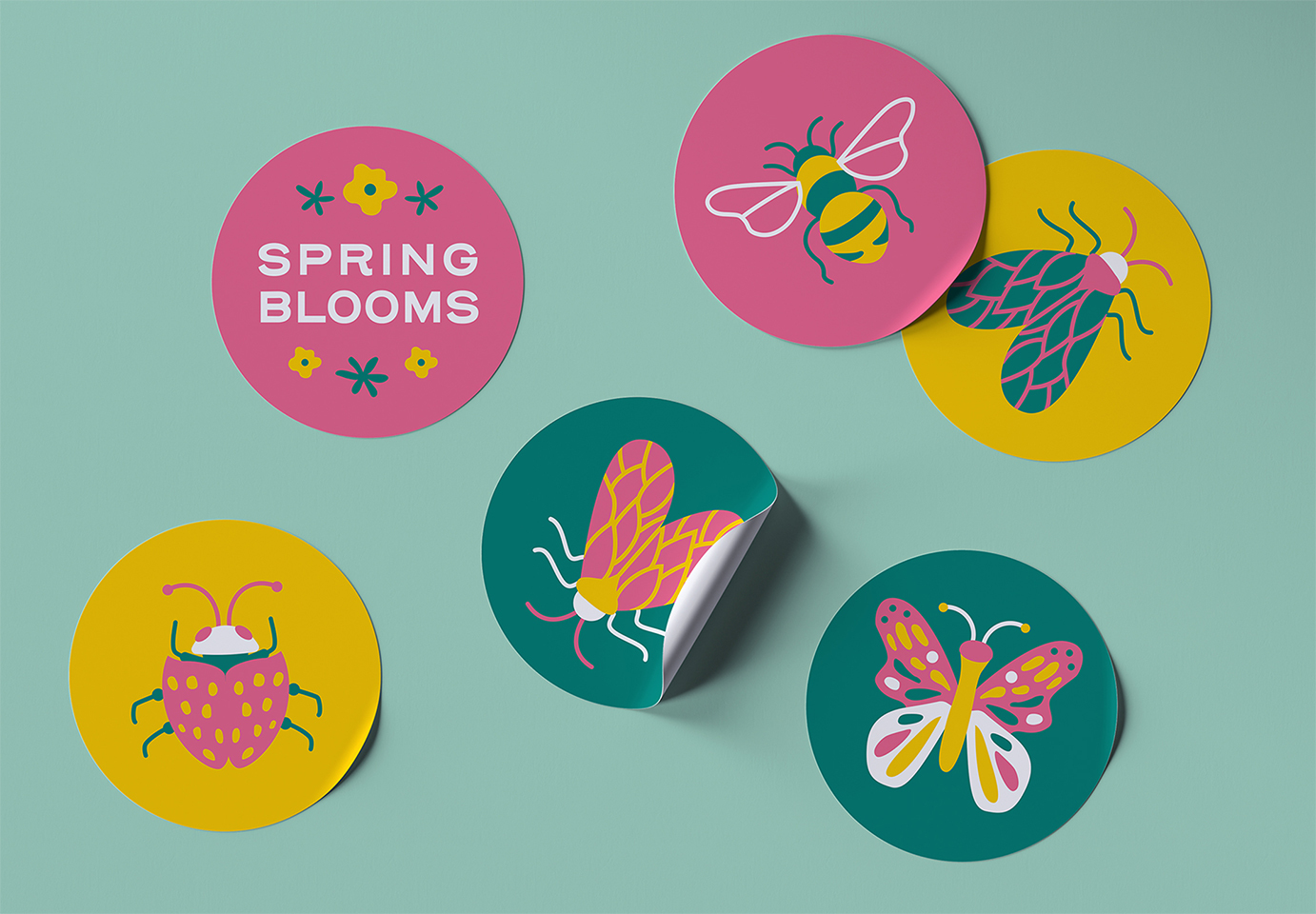 Untuck jenkins spring blooms 2024 labels feature